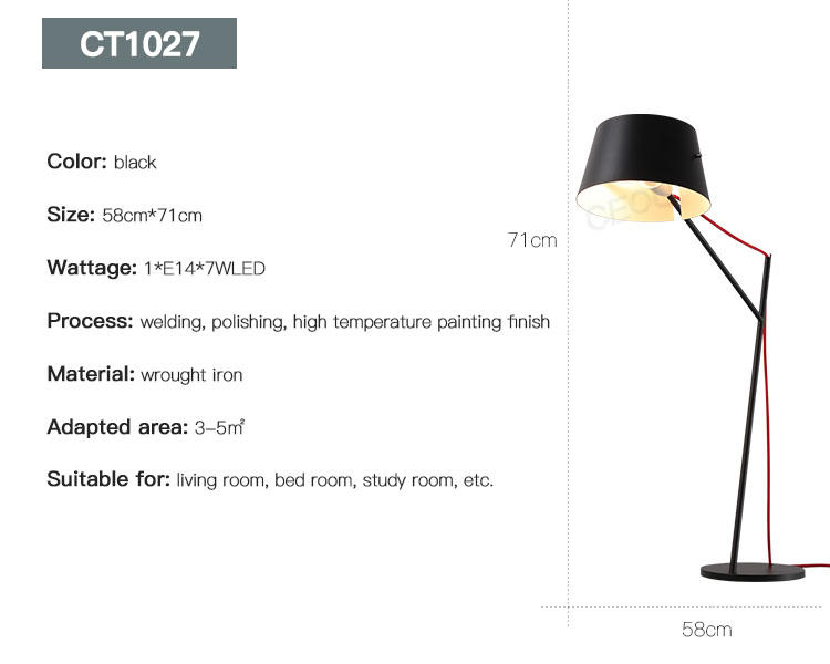 CEOU circle ring modern table lamp customized-3