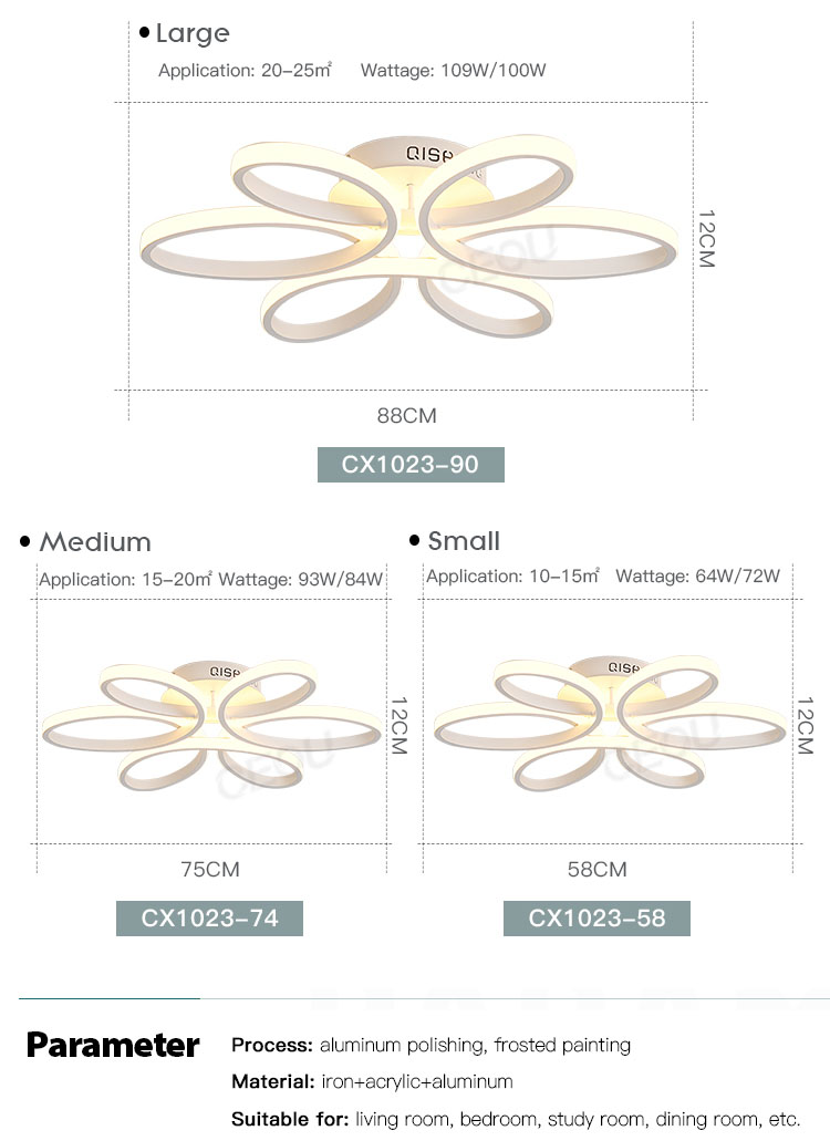 romantic modern ceiling lamps linear high quality for home decor-4