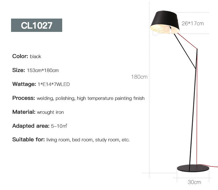 CEOU acrylic living room floor lamps customized for hone decor-3
