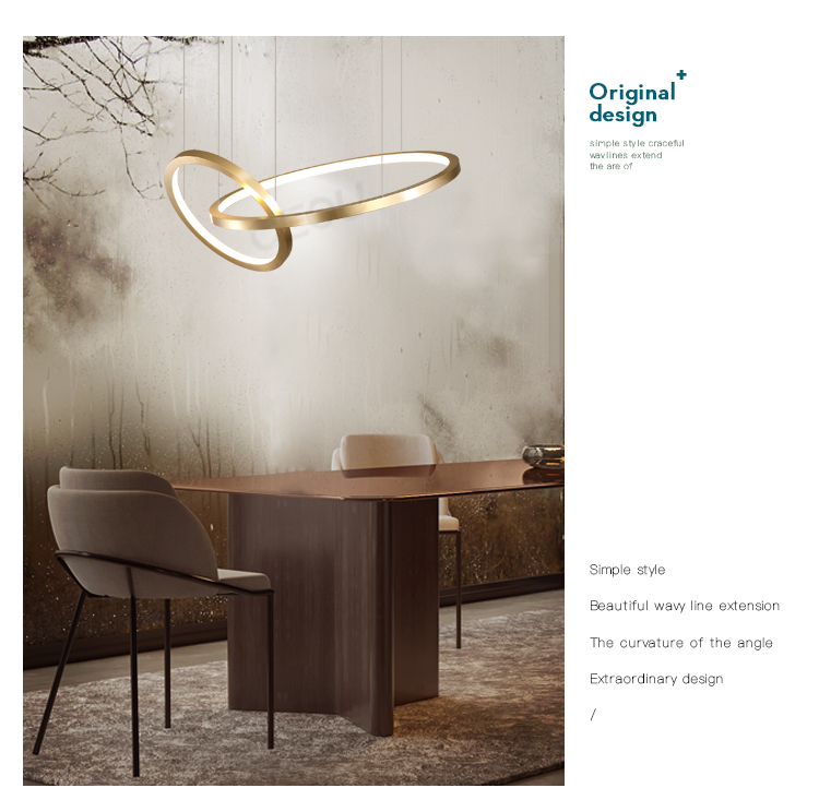 product-Professional Post-modern light luxury living room chandelier atmosphere dining room chandeli-1